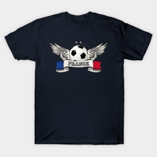 France Soccer Team Vintage Supporter T-Shirt